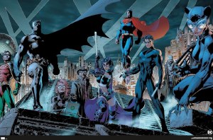 Batman Hush Skyline 22 x 34 Poster