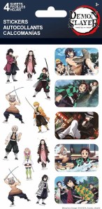 Demon Slayer Sticker 4 Pack