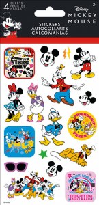 Mickey Mouse and Friends Positively Pop Sticker 4 Pack