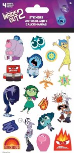 Disney Inside Out 2 Sticker 4 Pack
