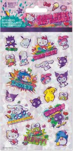 Hello Kitty and Friends Tokyo Skate Sticker 4 Pack