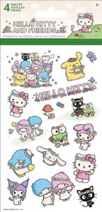 Hello Kitty and Friends Nature Sticker 4 Pack