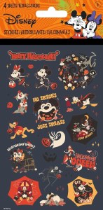 Disney Kooky and Spooky Halloween Sticker Sheet 4 Pack