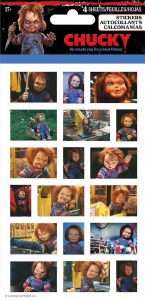 Child's Play Chucky Sticker Sheet