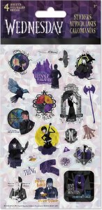 Wednesday Sticker 4 Pack