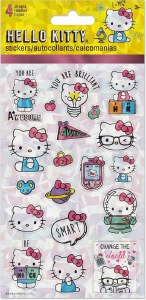 Hello Kitty Back to School Sticker 4 Pack