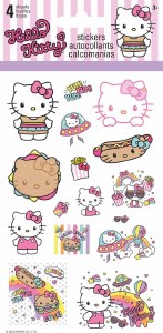 Hello Kitty Kawaii Burger Shop Sticker Sheet