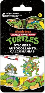 Teenage Mutant Ninja Turtles 6 Sheet Stickerpad
