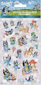 Bluey Summer Family Trip Sticker 4 Pack