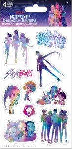 KPop Demon Hunter Holographic Sticker 4 Pack