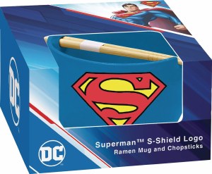 Superman Logo Ramen Mug/Chopsticks Set