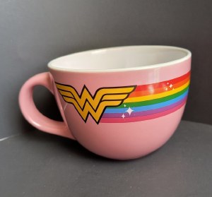 Wonder Woman Rainbow Soup Mug