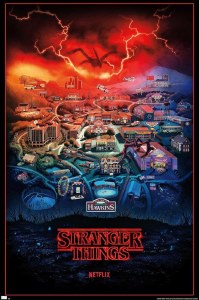 Stranger Things S4 Hawkins Indiana 22.375" x 34" Poster