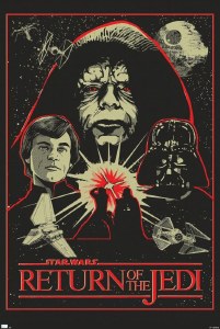 Star Wars Return of the Jedi Illustrated 22.375 x 34 Poster