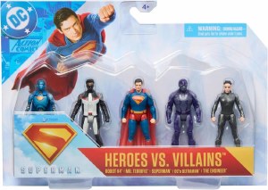 Superman 2025 Heroes vs Villains 3 In Action Figure 5 Pack