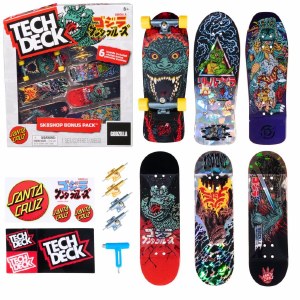 Tech Deck Godzilla Sk8Shop Bonus Pack 6 Board Set