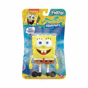 Spongebob Squarepants Flexfigs S1 Spongebob Squarepants Bendable Figurine