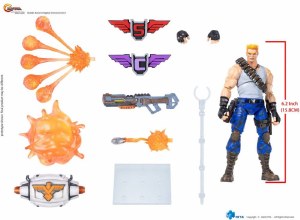 Contra Bill Rizer 1/12 Exquisite Basic Action Figure