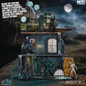 Mezcos Monsters Tower of Fear 5 Points Deluxe Action Figure Boxed Set