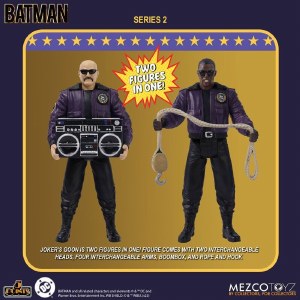 5 points Batman 89 Joker Goon Two Figures in One Mezco Action Figure set 2