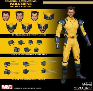 One-12 Collective Deadpool &amp; Wolverine Wolverine Deluxe Action Figure