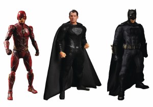 One-12 Collective Zack Snyders Justice League Deluxe Steel Boxed Set Superman/Batman/Flash  Action Figure 3 Pack