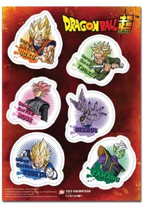 Dragon Ball Super Future Trunks Saga Sticker Set
