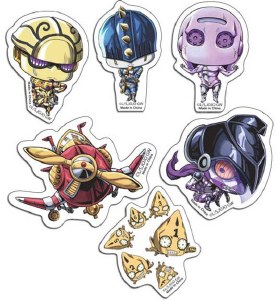 Jojos Bizarre Adventure Stand Die Cut Sticker Set