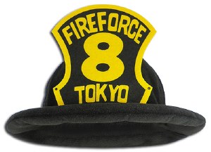Fire Force Fireman Hat Cosplay Accessory