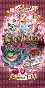 J Scott Campbell Fairytale Fantasies 2024 Calendar