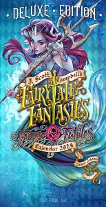 J Scott Campbell with Tanya Lehoux Fairytale Fantasies 2024 Calender Deluxe Edition