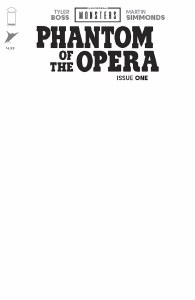 Phantom of the Opera #1 Blank Sketch Variant