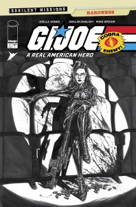 GI Joe A Real American Hero Sssilent Missions Baroness #1 10 Copy Variant