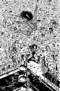 Do A Powerbomb Black And White #1 Cvr D Daniel Warren Johnson Variant