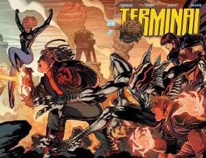 Terminal #1 Cvr B Andy Kubert &amp; Dave Mccaig Connecting Wraparound Variant