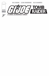 GI Joe A Real American Hero Tomb Raider #1 Blank Sketch Variant
