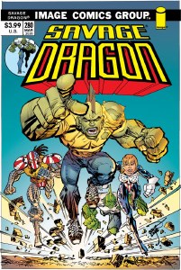 Savage Dragon #280 Cvr B Erik Larsen 70S Trade Dress Variant