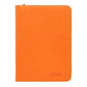 Z-Folio Orange 9-Pocket 360 Card Binder