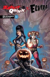 Harley Quinn x Elvira #1 Linsner Variant