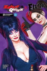 Harley Quinn x Elvira #1 Spears Foil Variant