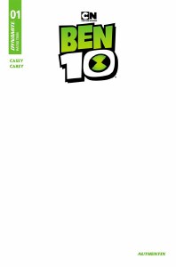 Ben 10 #1 2nd Ptg Blank Sketch Variant
