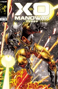 X-O Manowar Black White &amp; Gold #1 Cvr B