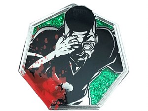 Baki the Grappler Silver Series Goki Shibukawa Enamel Pin
