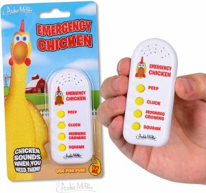 Emergency Chicken Sounds Button
