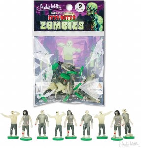 Itty Bitty Zombies Glow in the Dark 9 Pack
