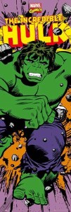 Incredible Hulk Smash Poster 21x62