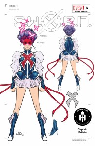 Sword #6 Captain Britain Design Variant