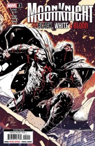 Moon Knight Black White Blood #2 2nd Ptg