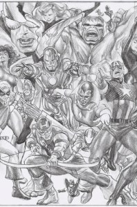 Avengers #4 Ross Connecting Virgin Avengers Part B Variant