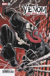 Venom Black White &amp; Blood #4 Sandoval Variant